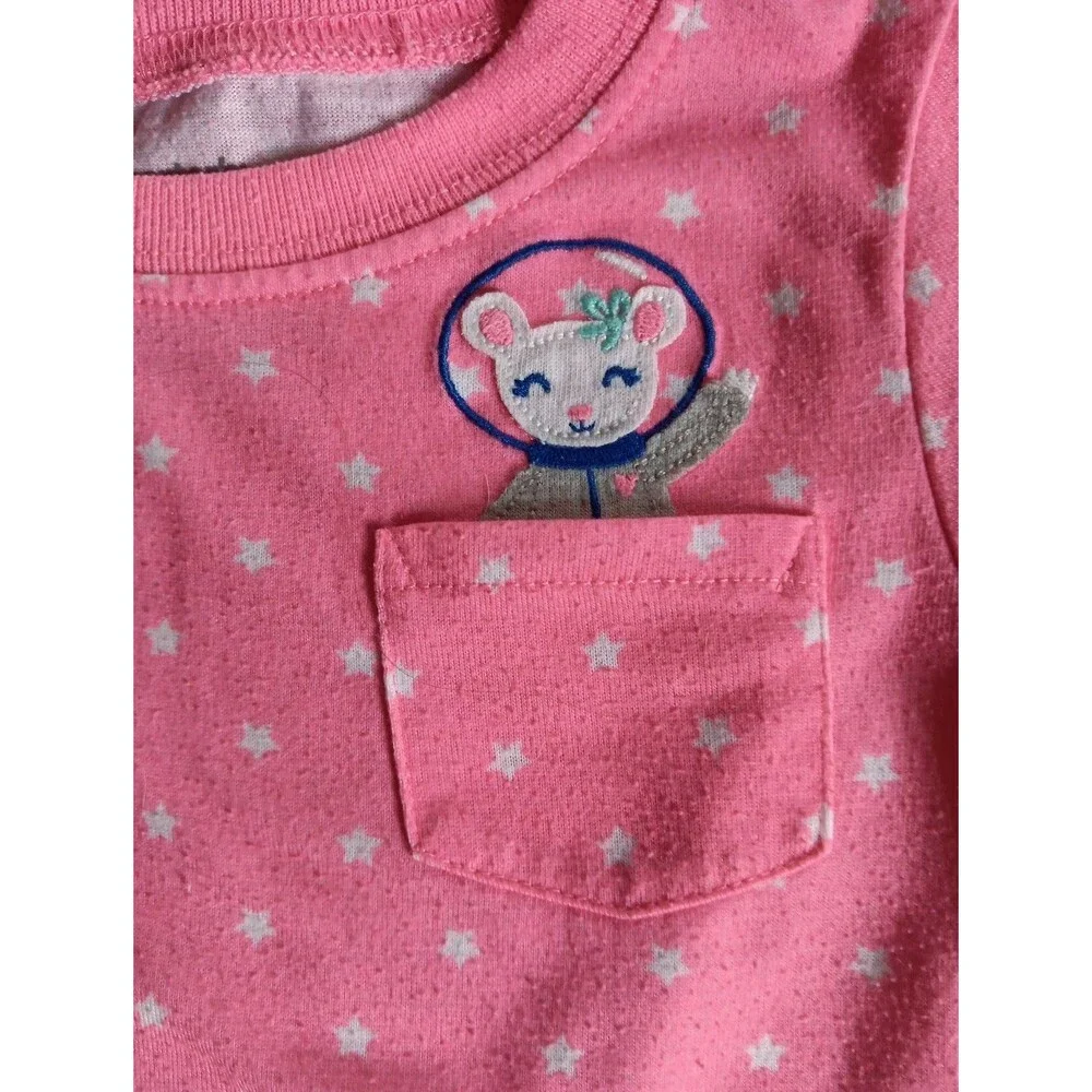 Pajamas 24 Months Girls Carters Pink Shorts Short Sleep 2 Piece Set